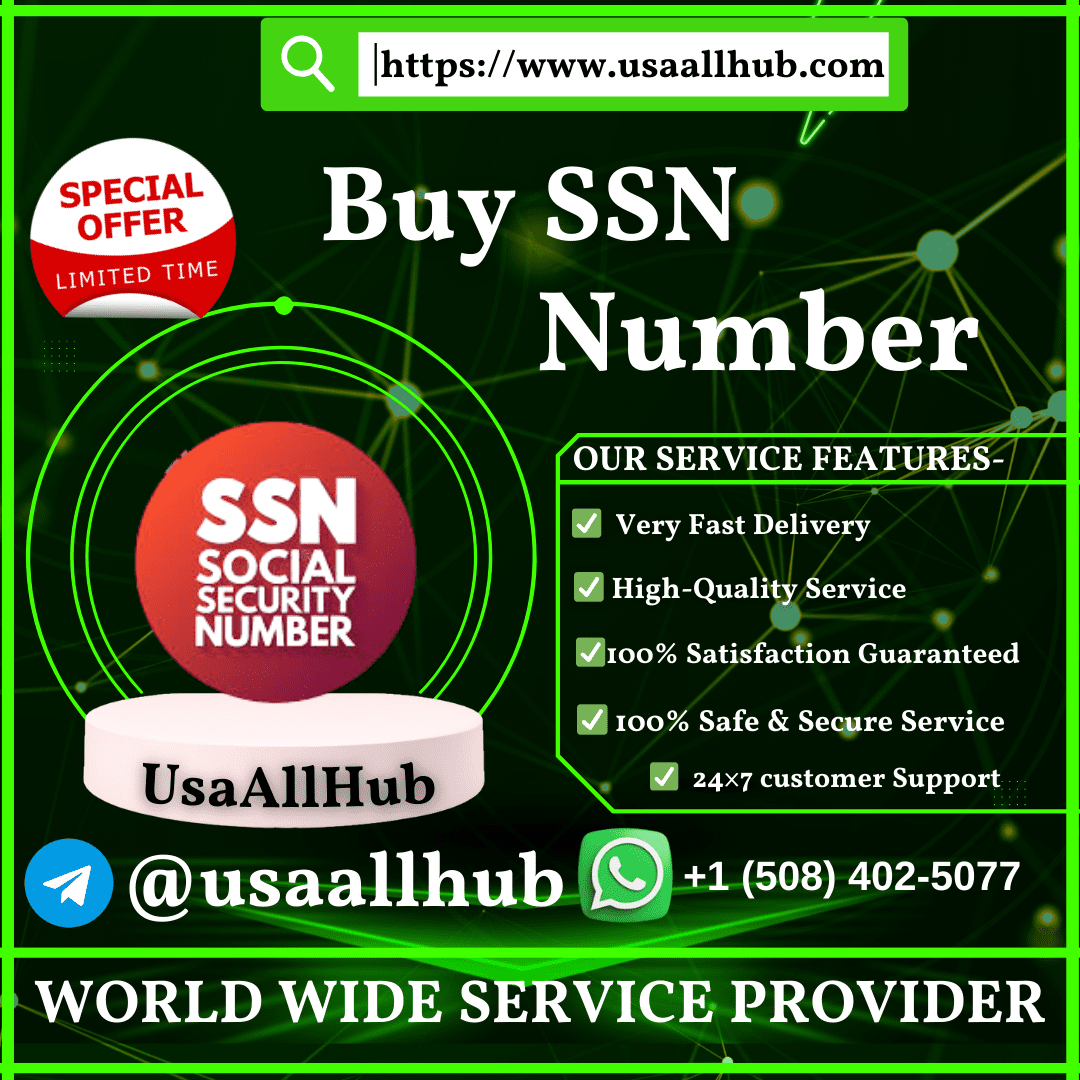 Buy Verified SSN Number